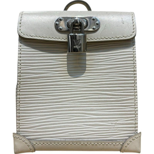 Louis Vuitton ⑤ M6004j Mini Steamer Bagcharm Women's Ivory -