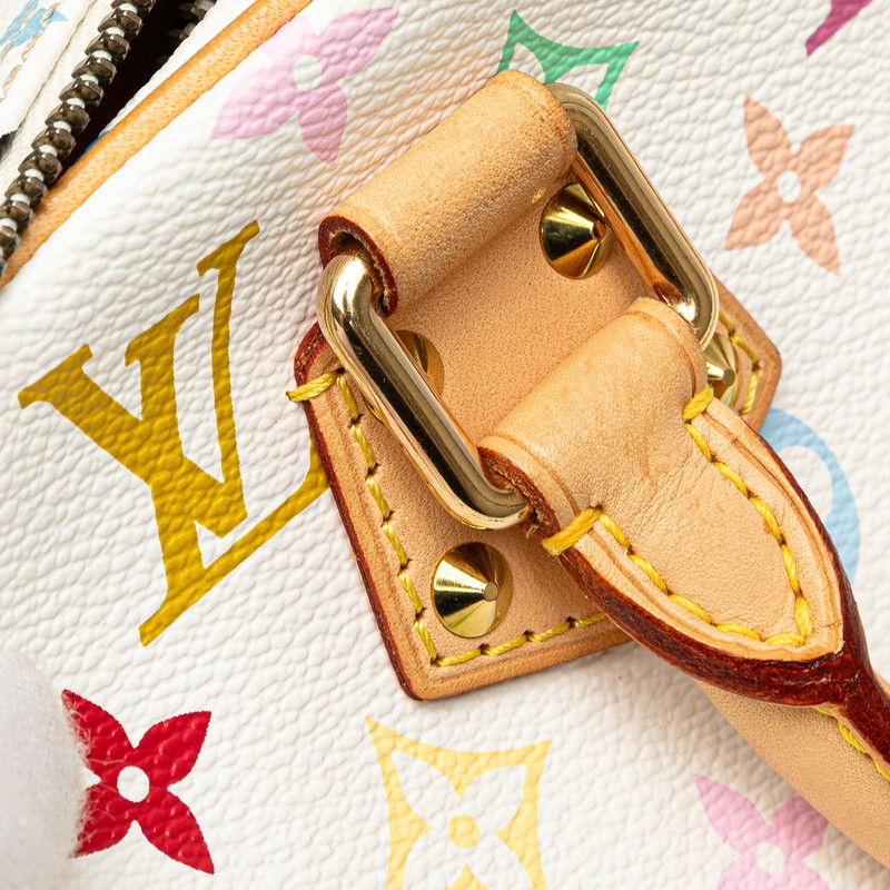 Louis Vuitton Monogram Multicolor Trouville Studded M92663 Bronze White PVC