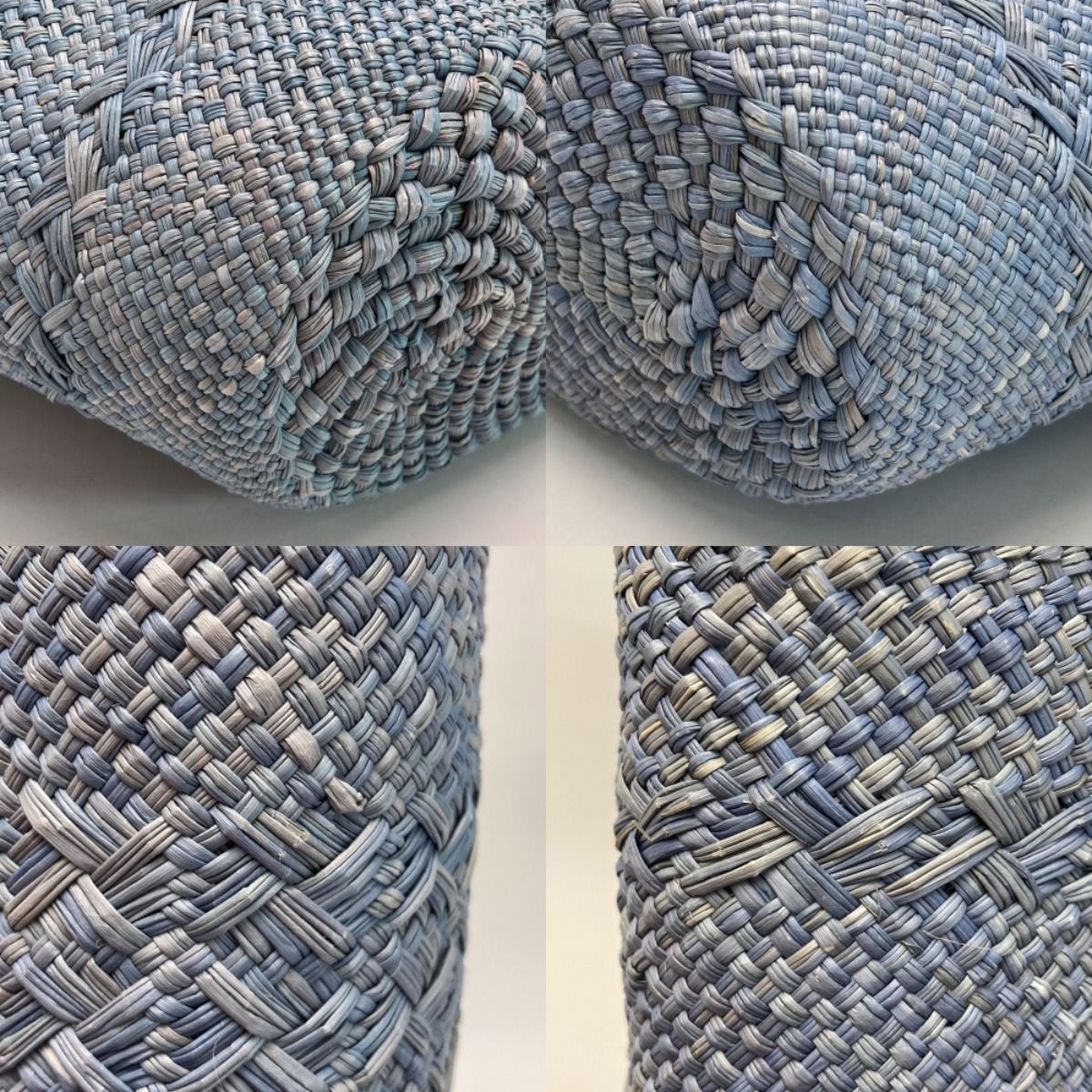 Loewe Anagram Basket Bag A223t43x27 Denim Blue Irakayashi Basket Bag with