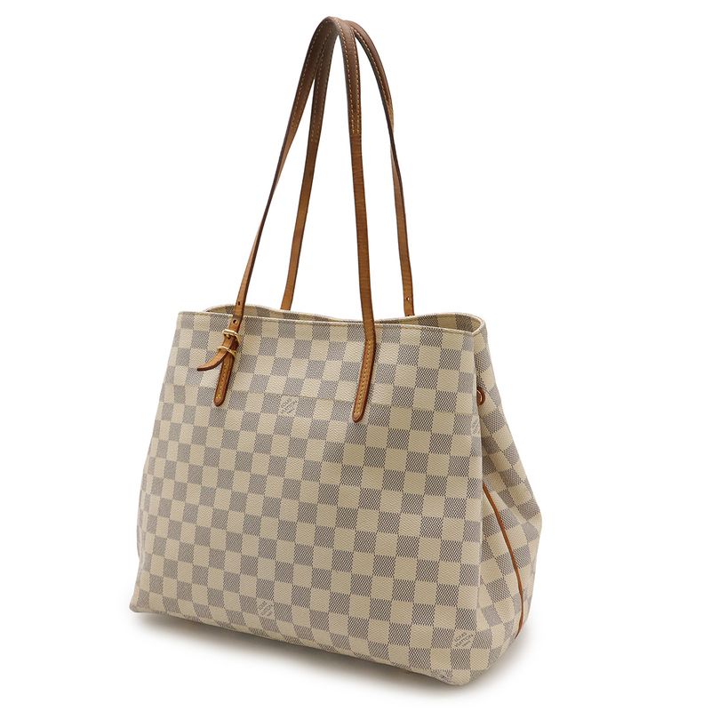 Louis Vuitton Damier Azure Hippo MM Tote Bag Shoulder Bag Shoulder Tote Semi