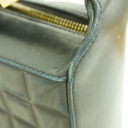 Chanel Shoulder Bag Choco Bar Lambskin Black Chien Pan Gold Hardware Women