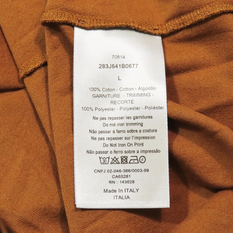 Unused 22AW DIOR X Travis Scott Travis Scott Cactus JACK Cactus JACK T-shirt