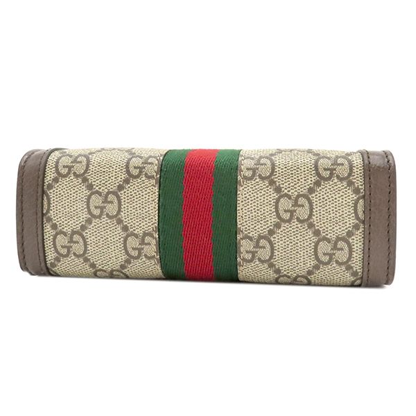 Gucci 2way Bag Super Mini Bag GG Supreme Canvas Beige and Ebony Gold Hardware