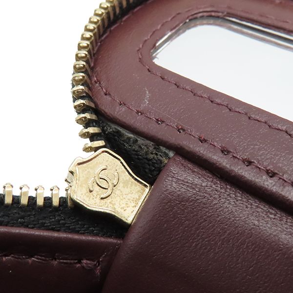 Chanel Shoulder Bag Matelasse Small Vanity Bag Caviar Skin Black Gold Hardware