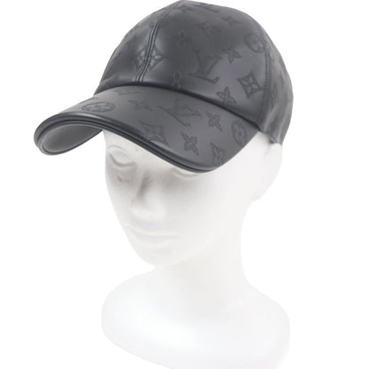 Louis Vuitton 2021 M76985 Cap Monogram Shadow Cowhide All Leather Baseball Cap
