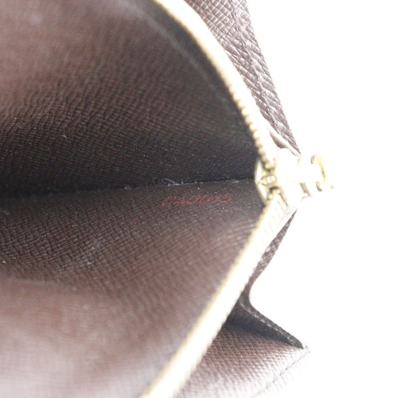 Louis Vuitton Pochette Portmonnais Cles Di N61724 Damier Canvas Brown Ca0015