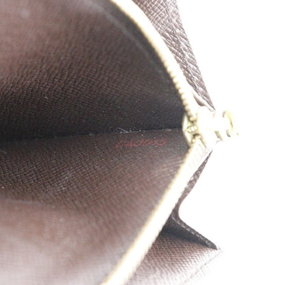 Louis Vuitton Pochette Portmonnais Cles Di N61724 Damier Canvas Brown Ca0015