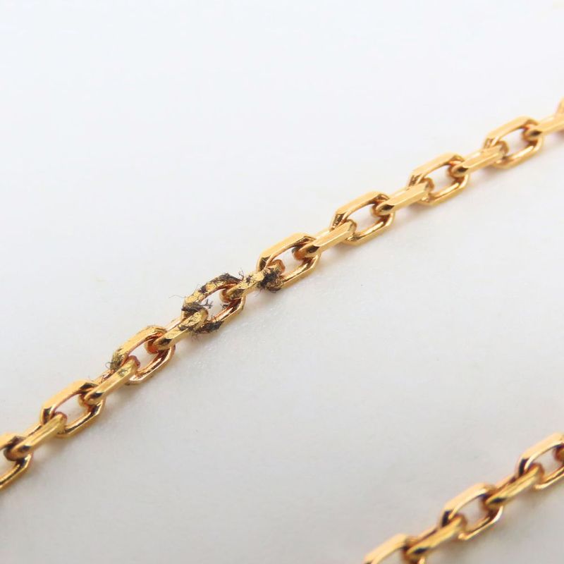 Hermes Necklace Eau Kelly PM Metal Swift Pink Gold Rose Mexico Cadenas Pendant