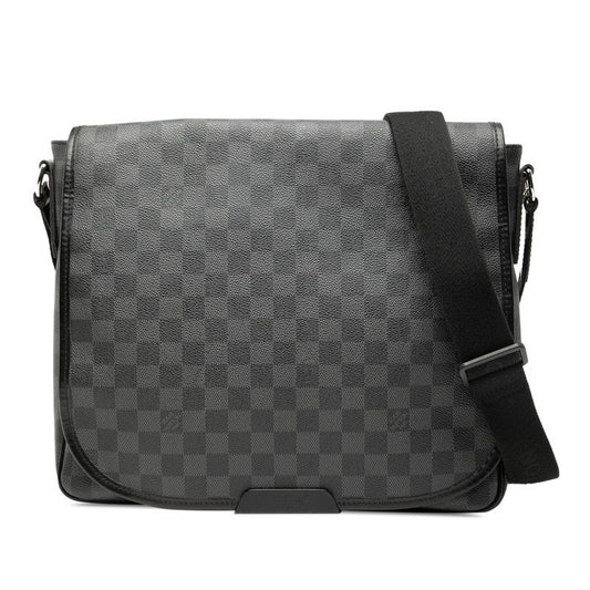 Louis Vuitton Damier Graphite Daniel MM Shoulder Bag Messenger Bag N58029 Black