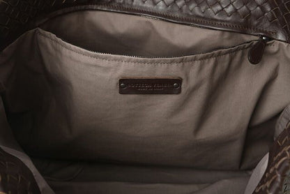 Bottega Veneta A4 Size Unisex Tote Bag Bottega Veneta Intrecciato Leather Dark