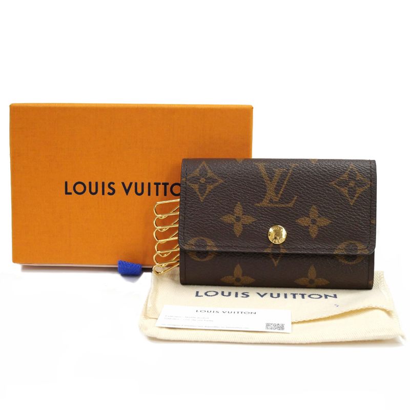 Louis Vuitton Monogram Multicles 6 6-series Key Case M62630 Brown RFID