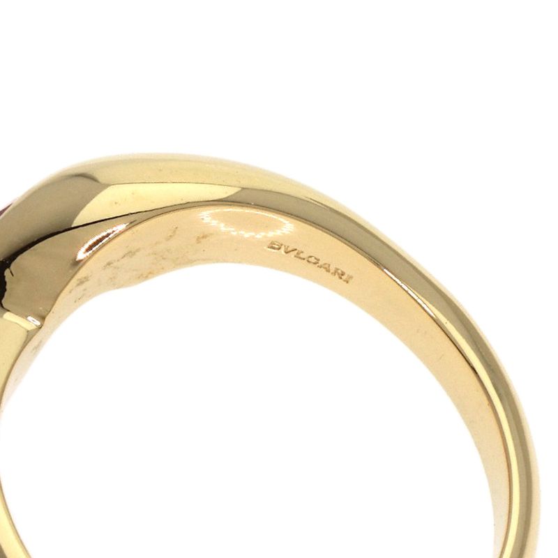 Bvlgari Bulgari Pink Tourmaline Ring - 18K Yellow Gold Ladies