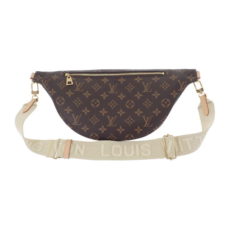 Louis Vuitton High Rise M46784 Monogram Body Bag Brown Gold Hardware Ladies