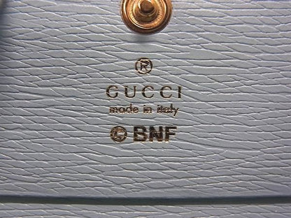 Gucci Rainbow And Star Bananya 701009 Leather Bifold Wallet Light