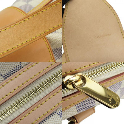 Louis Vuitton Tote Bag Stresa PM N42220 Damier Azure Nubuck White Gold Hardware