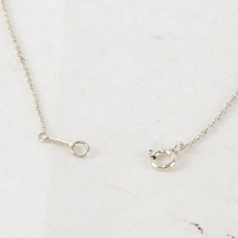 Tiffany & Co [tiffany & Co] Elsa Peretti Mini Beans Necklace Silver 925