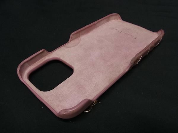 Christian Dior Lady Dior Cannage Patent Leather Iphone14pro Phone Case Pink
