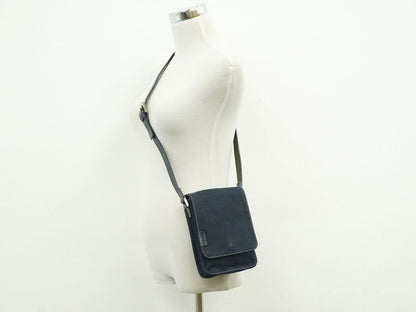 Authentic Fendi Canvas Shoulder Bag Pochette Navy 16071 Bag Pre-owned [follow-up