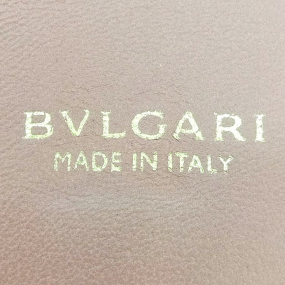 Bvlgari Logo Clip Long Wallet Metallic Pink Long Wallet Leather 287068 NFC Tag