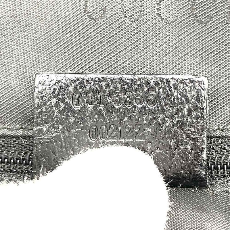 Gucci 001 3355 Jackie Shoulder Bag One Shoulder Black Nylon Canvas Women Vintage