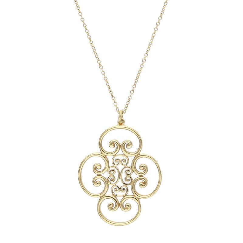 Tiffany & Co X Paloma Picasso Paloma Venezia Goldoni Quadruplo Pendant 18K