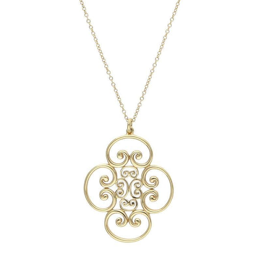 Tiffany & Co X Paloma Picasso Paloma Venezia Goldoni Quadruplo Pendant 18K