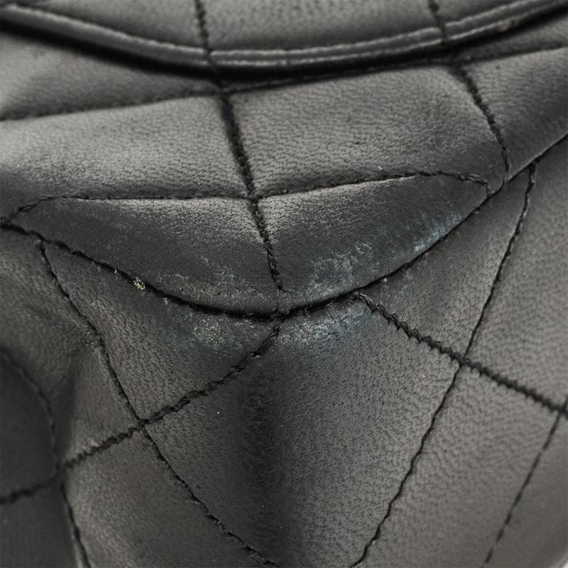 Chanel Matelasse 23 Chain Shoulder Bag Black Gold Hardware Coco Mark