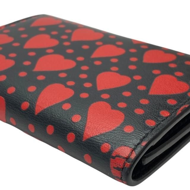 Saint Laurent Paris 6-stack Key Case Key Hook Compact Heart Motif Allover