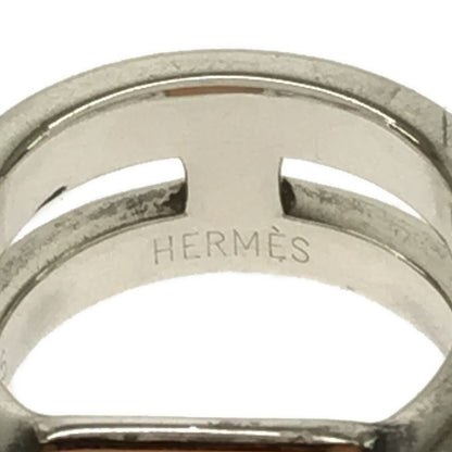 Hermes Medor Ring No 9 Moonstone Diamond Silver 925 #51 Approx 10.6g Accessories