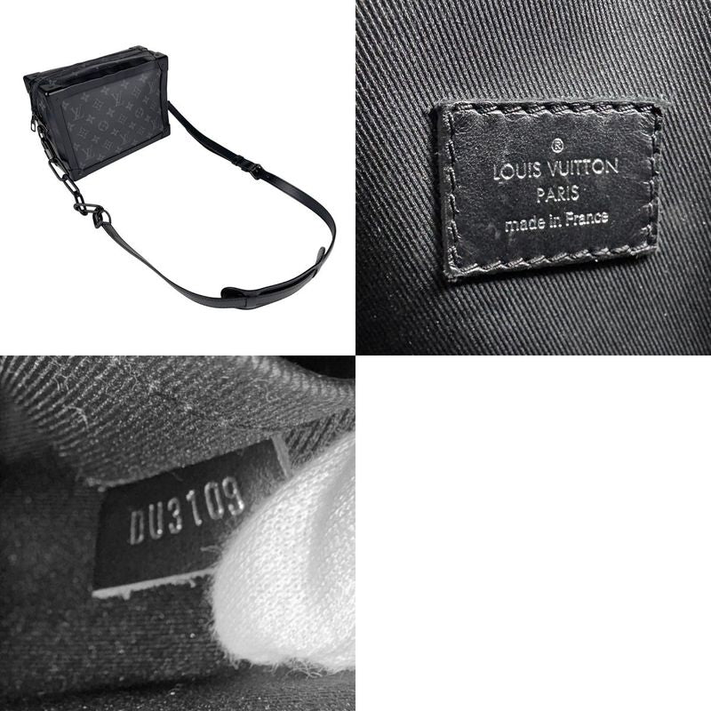 Louis Vuitton Crossbody Shoulder Bag Monogram Eclipse Soft Trunk M44730