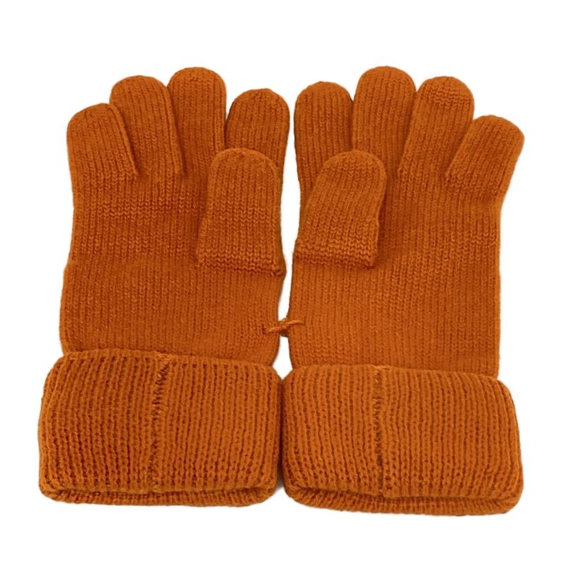Hermes Gloves Women - Orange Cashmere