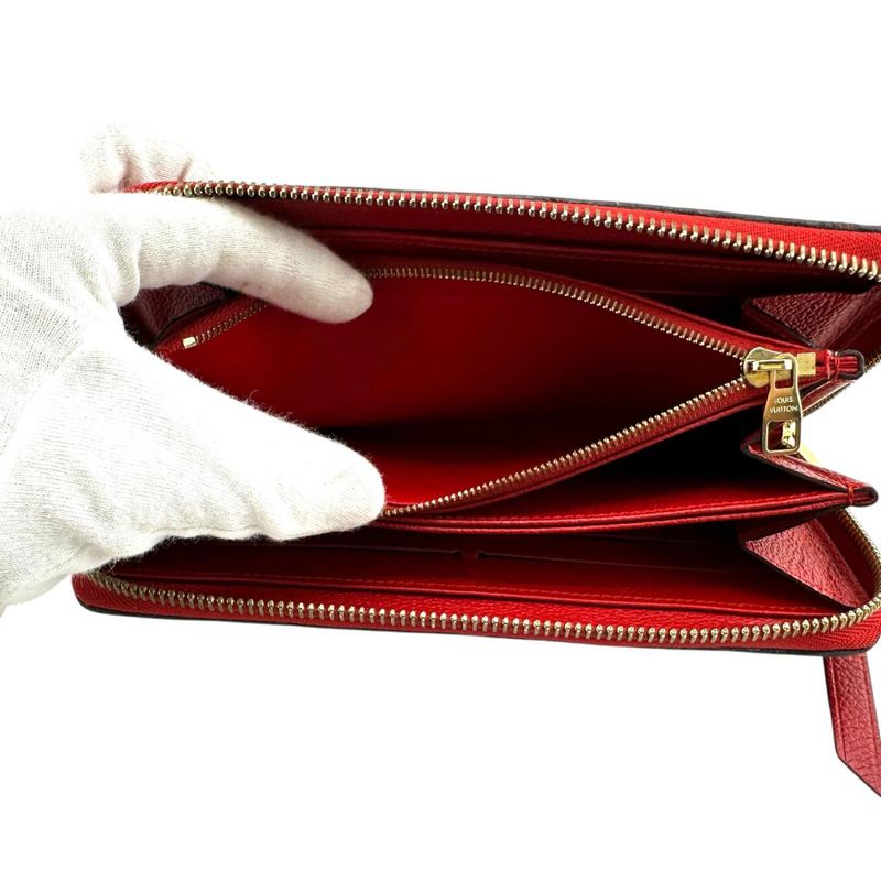 Louis Vuitton M60547 Monogram Empreinte Round Zipper Zippy Wallet Long Wallet
