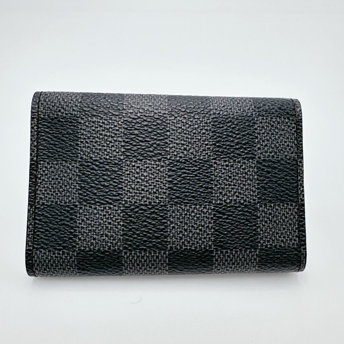 Louis Vuitton Damier Graphite 6 key Case Multicles