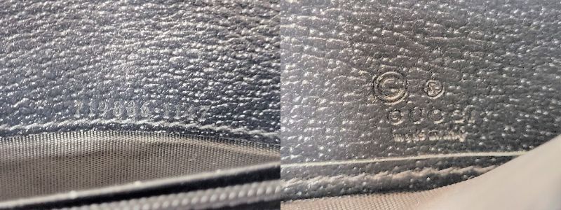 Gucci Bifold Long Wallet 719886 Off Dear Web Stripe Black Leather Accessories