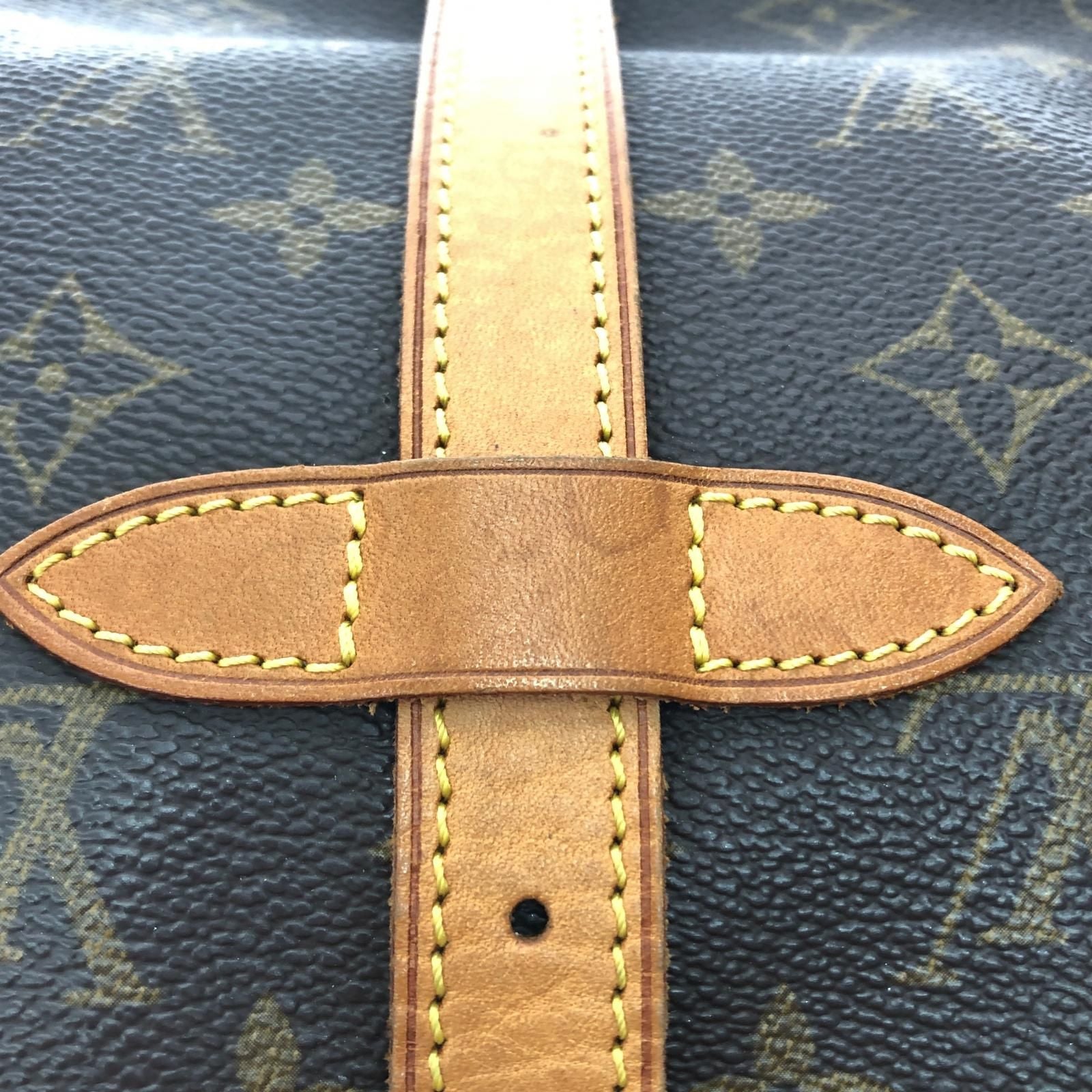 Louis Vuitton Women's Shoulder Bag Monogram Saumur 30 M42256 Brown