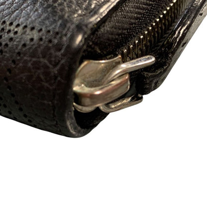 2829 Louis Vuitton Zippy Wallet Long Wallet M61867 Calf Leather Black Silver