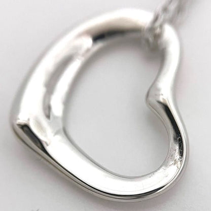 Tiffany & Co Open Heart Necklace Ec22787 Silver