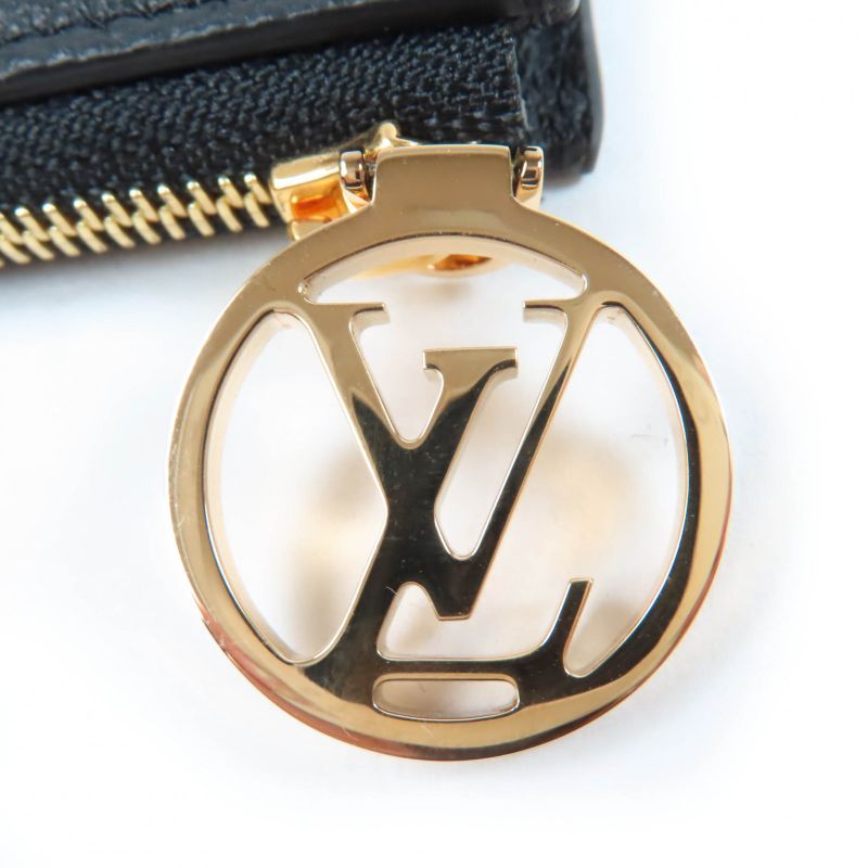 Louis Vuitton M81883 Card Case Porte Carte Romy Monogram Empreinte Noir Black