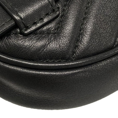 Gucci GG Marmont Waist Pouch Black Leather 476434