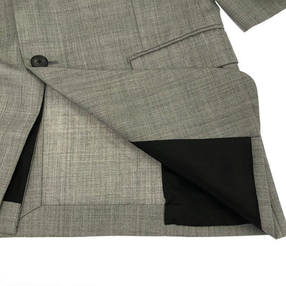 Prada Wool 2b Tailored Jacket and Slacks Pants Setup Suit Uae492 Gray 50