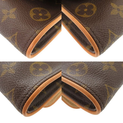 Louis Vuitton Pochette Twin PM Monogram M51854 Brown Shoulder Bag LV 1056 Louis