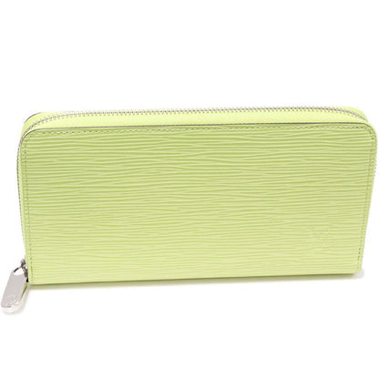 Louis Vuitton Round Zipper Long Wallet With Coin Purse Epi Vert Noto Zippy