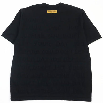 Louis Vuitton 21AW Silk Blend Lettered Short Sleeves Large Size Short Sleeve