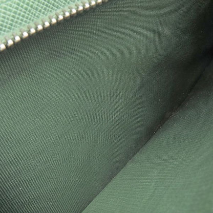 Prada Long Wallet Ribbon Flap Wallet Saffiano Leather Aqua Marina Silver