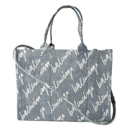 Balenciaga Tote Bag Hardware Blue