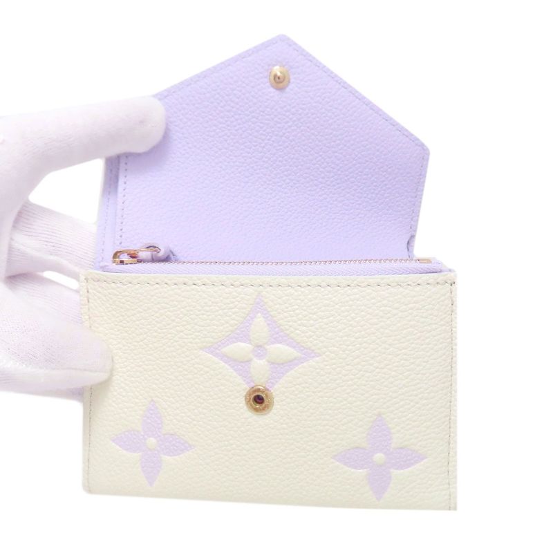 Louis Vuitton M82925 Portefeuille Victorine Folding Wallet With Coin Purse