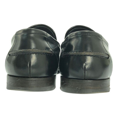 Bottega Veneta Leather Intrecciato Coin Loafer - 40 - Black - Men's