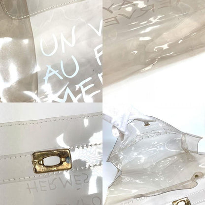 Hermes Handbag Vinyl Kelly Vinyl Clear