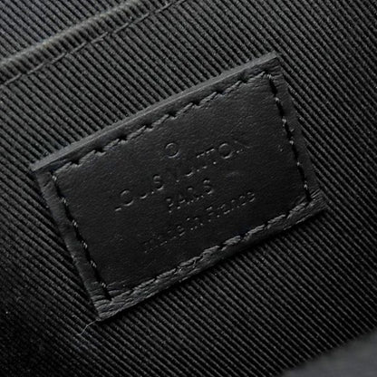 Louis Vuitton Shoulder Bag LV Aerogram Phone Pouch Grain Leather Black Matte