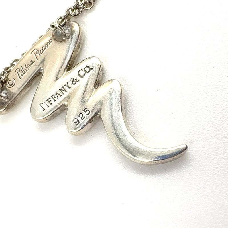 Tiffany & Co Paloma Picasso Scribble Sv925 Silver Necklace Silver